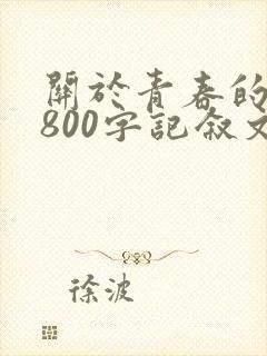 关于青春的作文800字记叙文