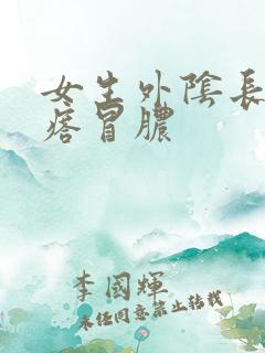 女生外阴长小疙瘩冒脓