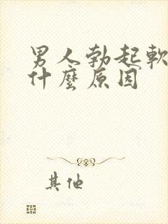 男人勃起软的快什么原因