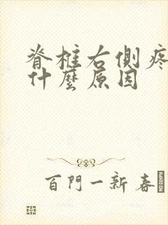 脊椎右侧疼痛是什么原因