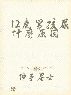 12岁男孩尿床什么原因