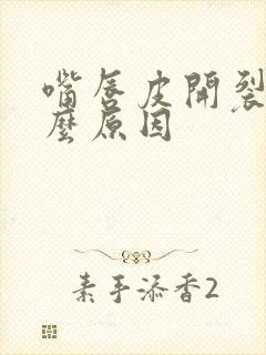 嘴唇皮开裂是什么原因