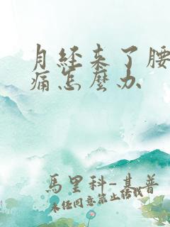 月经来了腰杆酸痛怎么办