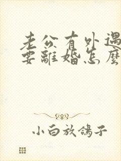 老公有外遇坚决要离婚怎么办