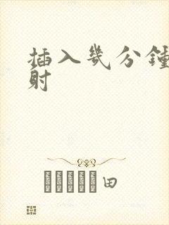 插入几分钟算早射