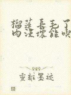 榴莲长毛了但是肉没坏能吃吗