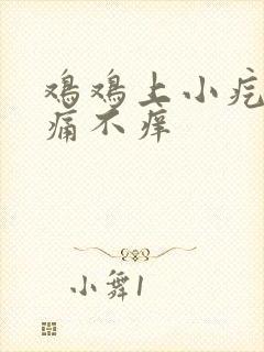 鸡鸡上小疙瘩不痛不痒