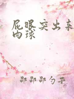 屁眼突出来一个肉球