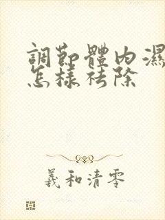 调节体内湿气重怎样祛除