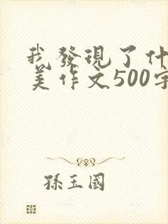 我发现了什么的美作文500字