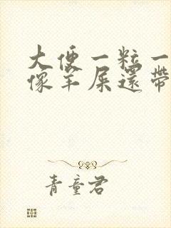 大便一粒一粒的像羊屎还带血