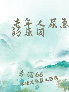 老年人尿急尿频的原因