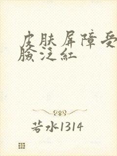 皮肤屏障受损全脸泛红