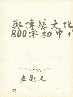 与传统文化作文800字初中作文