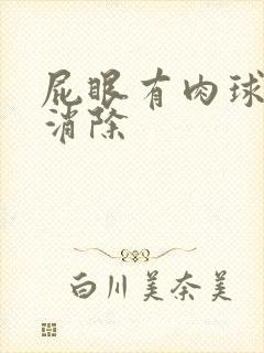 屁眼有肉球怎么消除