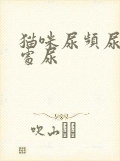 猫咪尿频尿血到处尿