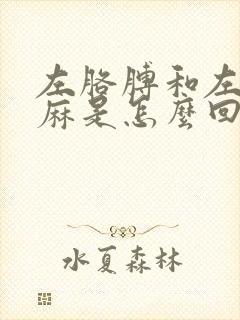 左胳膊和左手发麻是怎么回事