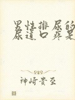 男性排尿的时候尿道口疼是怎么回事