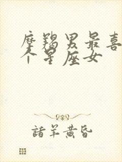 摩羯男最喜欢哪个星座女