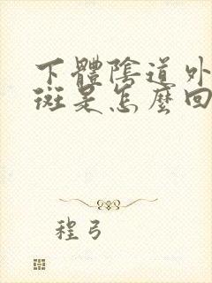 下体阴道外小红斑是怎么回事