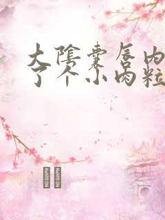 大阴囊唇内侧长了个小肉粒