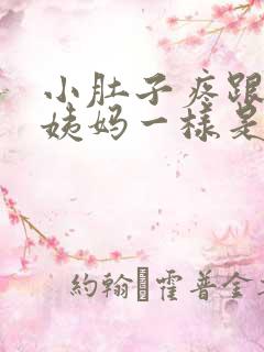 小肚子疼跟来大姨妈一样是怎么回事