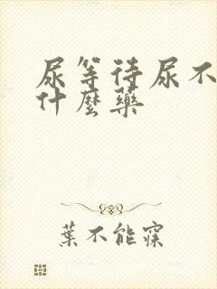 尿等待尿不尽吃什么药