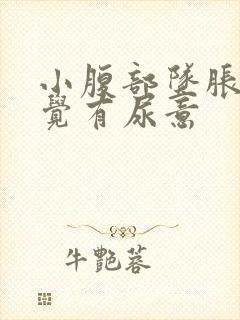 小腹部坠胀老感觉有尿意