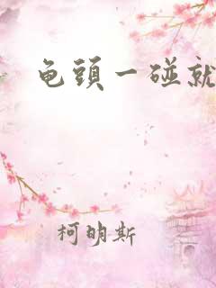 龟头一碰就射了