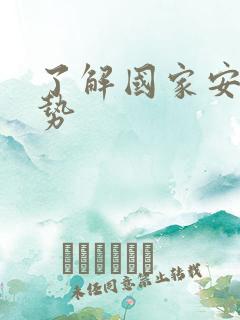 了解国家安全形势