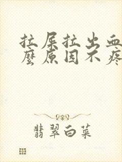 拉屎拉出血了什么原因不疼