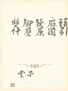 双脚发麻头晕是什么原因引起的