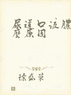 尿道口流脓是什么原因