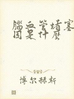 脑血管堵塞的病因是什么