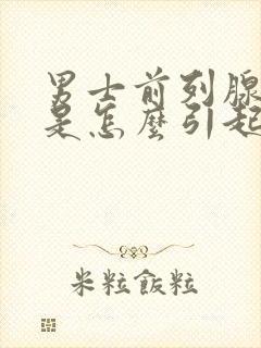 男士前列腺症状是怎么引起的