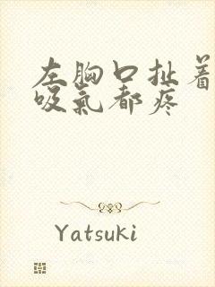 左胸口扯着疼,吸气都疼