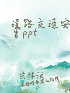 道路交通安全班会ppt