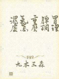 湿气重脾胃有点虚怎么调理