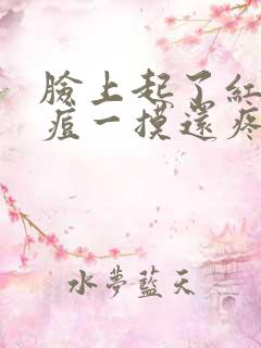 脸上起了红色痘痘一摸还疼怎么回事