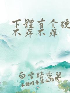 下体有个硬疙瘩不疼不痒