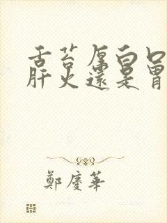 舌苔厚白口臭是肝火还是胃火