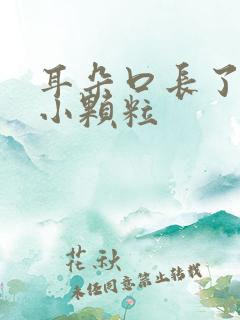 耳朵口长了好多小颗粒