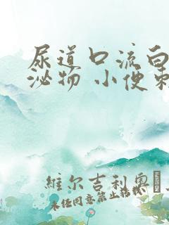 尿道口流白色分泌物 小便刺痛