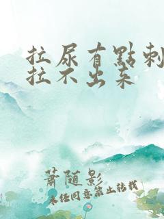 拉尿有点刺痛还拉不出来