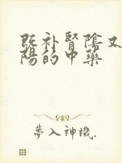 既补肾阴又补肾阳的中药