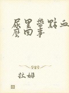 尿里带点血是怎么回事