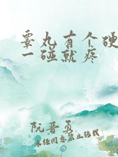 睾丸有个硬疙瘩一碰就疼