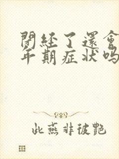 闭经了还会有更年期症状吗