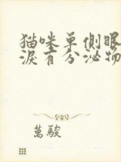 猫咪单侧眼睛流泪有分泌物怎么回事