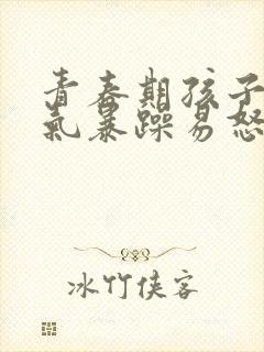 青春期孩子的脾气暴躁易怒怎么办